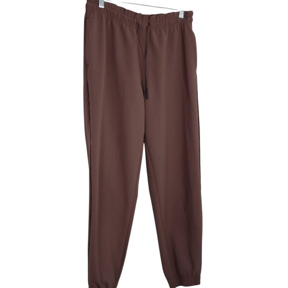 Athleta Metropolis Jogger Women's Sz 6 Mauve Purple/Gray Elastic Waist Tapered - Picture 1 of 8
